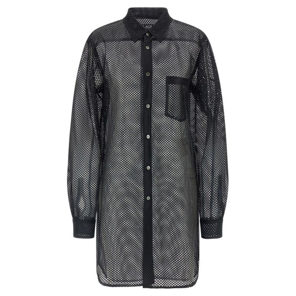 Comme Des Garçons Black Polyester Men's Blouse